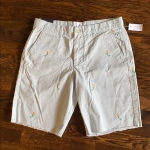 men’s Gap embroidered shorts